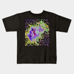 Black Panther Art - Glowing Edges 480 Kids T-Shirt